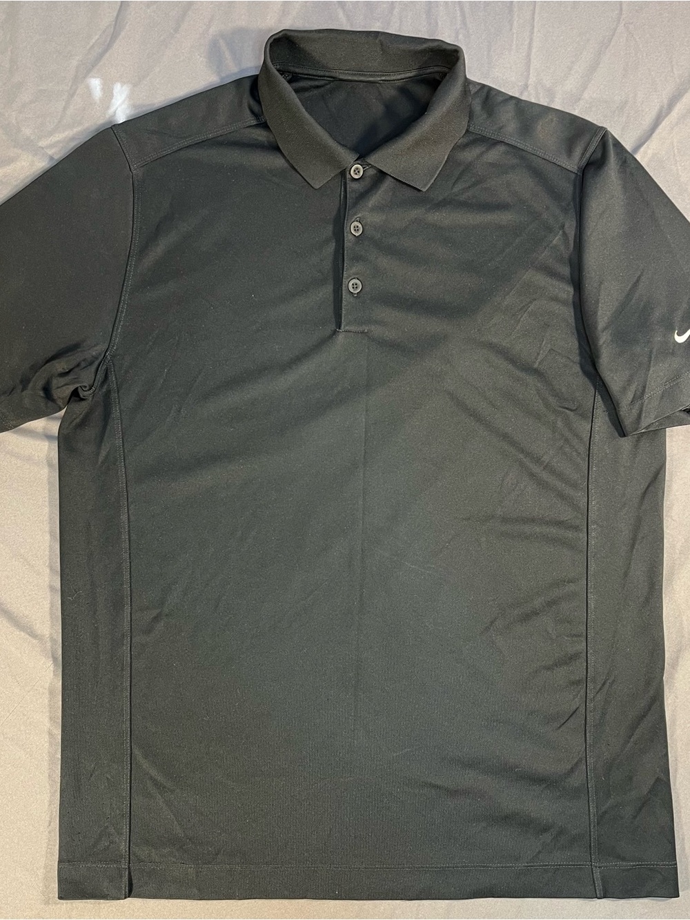 Nike Black Short-Sleeve Performance Polo